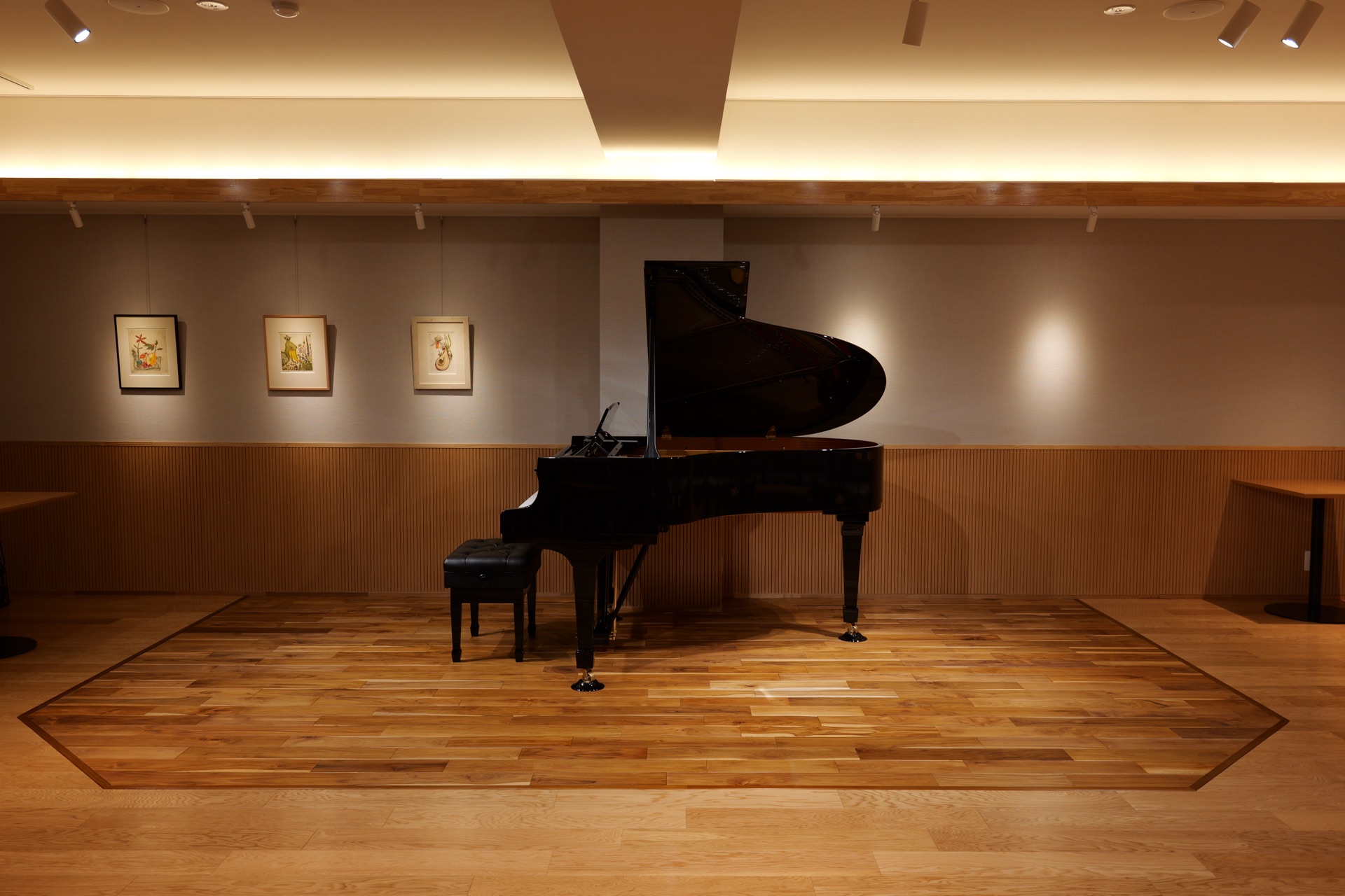 夜のサロン空間